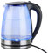 Electric Glass Kettle,1.8L Glass Water Kettle with LED Lighting,360° Swivel Base and Water Level Gauge,Boil-dry Protection,1500W ﻿