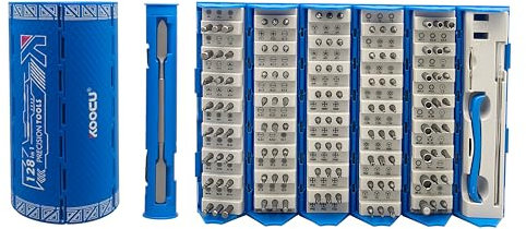 128 in 1 Electronics Precision Screwdriver Set Professional Magnetic Repair Tool Kit for Computer, iPhone, Laptop, Xbox, Macbook, PC, Game Console, Watch, PS5, Eyeglasses