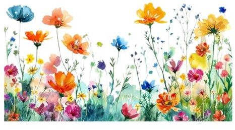 Bouquet floreale colorato per finestre, si aggrappa per finestre in vetro, fiori primaverili, adesivi bifacciali riutilizzabili, tagliati a misura liberamente per la decorazione della casa e