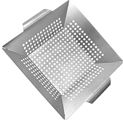 VICASKY 1stück Bbq Grillplatte Quadratische Grill Und Backform Mit Lochdesign Für Und Tragbares Grillzubehör Für Outdoor Und Garten