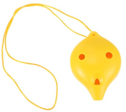 DECHOUS Ocarina Pour Débutant Flûte Pratique Portable Jaune Ocarina Vintage Créatif