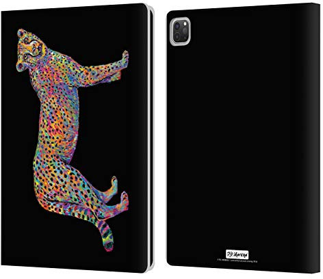 Head Case Designs sous Licence Officielle P.D. Moreno Cheetah Animaux Étui Portefeuille en Cuir Compatible avec Apple iPad Pro 12.9 2020/2021/2022