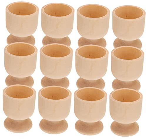 CIYODO 12 Pezzi Portauovo per Uova da Te Decorazioni Uniche per Feste per Materiale