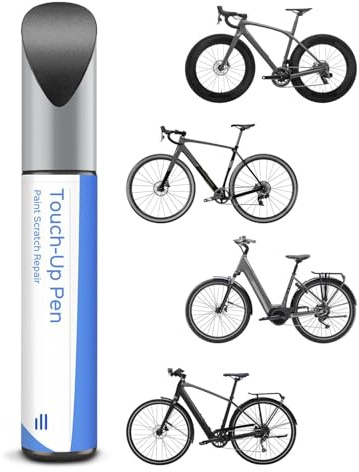 PARTS4EV Lithium Grey Matte Fahrradlack - Ausbesserungslack für Trek, verwenden Sie Lackstift für Metall und Kunststoff - Hochdeckender Fahrradlack