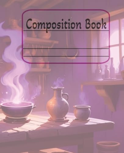 Composition Book: A wide ruled note book