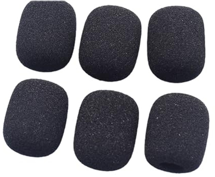 Fazvncv Lot de 6 housses en mousse pour microphone