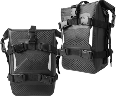 WERKFNKBNH Moto Selle Bagagli Per BMW Per R1200GS Per R1250GS Per ADV 1200 GS R 1250 Borsa Porta Attrezzi Impermeabile Riparazione Paraurti Antiurto 1/2PC Portaoggetti Motore(2 Pieces 2)