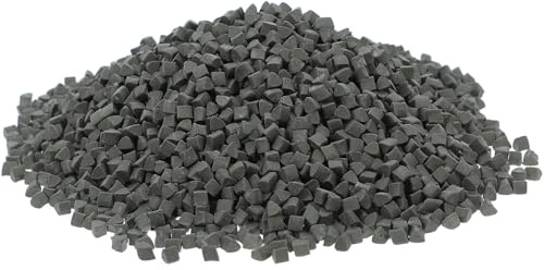 Dreieckige Schleifmittel 500g aus Siliciumkarbid für Trommelpolieren | Steinschleifmedien, Dreieckige Stücke, für Felsen und Autos, Finish, Weniger Handarbeit