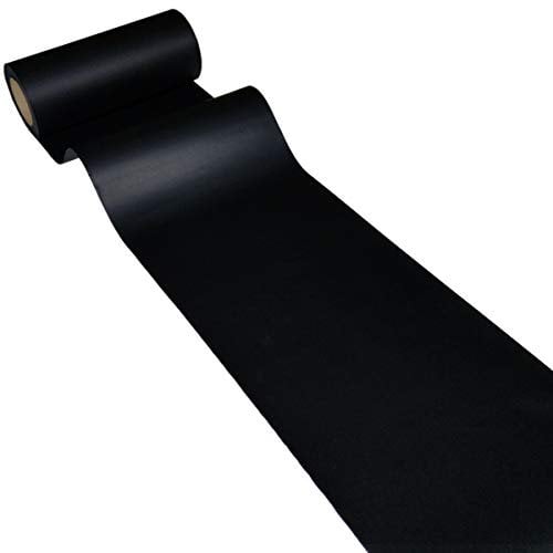 JUNOPAX 60209671 Papiertischläufer 50m x 0,20m schwarz nass- und wischfest