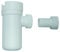 Boutt 3164636 SGS20W - Sifone di scarico per gruppo di sicurezza in plastica, 26 x 34