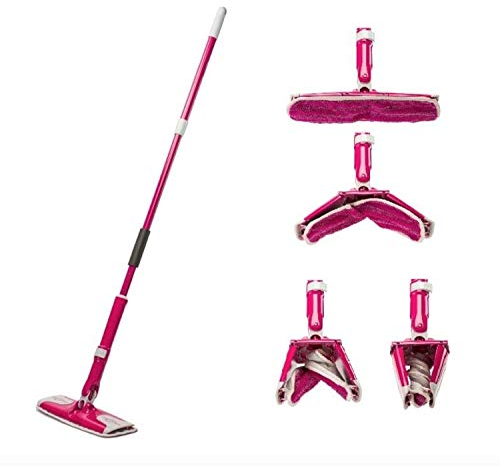 1 x Wring-O-Mop Wet or Dry Super Absorbent Multi Surface Shammy Mop - Telscopic Handle Extending 110cm - 132cm)