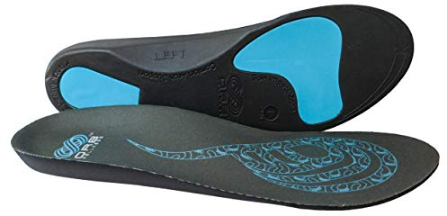 Plantar Fasciitis Orthotic Insoles Arch Support Shoe Boot Inserts Women Men Insole Flat Feet Insert ORTHO ACTIVE Series, Grey, Large 9-10.5