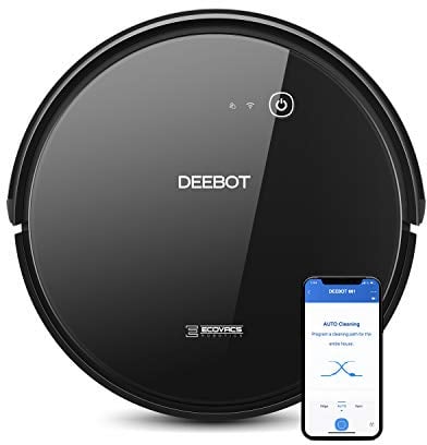 ECOVACS DEEBOT 661 Robot Vacuum, Black