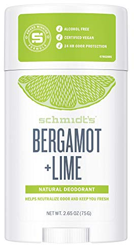 Schmidt's Bergamot & Lime Deodorant Stick, 75 g