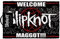Pyramid Slipknot Fußmatte (Welcome Maggot Design) Kokosfußmatte, Außen- und Innen Türmatte 40cm x 60cm - Offizielles Lizenzprodukt