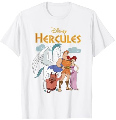 Disney Hercules Classic Group Shot Vintage Camiseta
