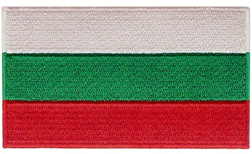 Bulgarien Flagge Bestickter Aufnäher zum Aufbügeln/Annähen