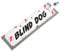 dogkit BLIND DOG Space Awareness Sleeve for Blind Dogs, Reflective, Waterproof, Double Sided Slip-on for the Dog Lead (Light Grey & Pink)