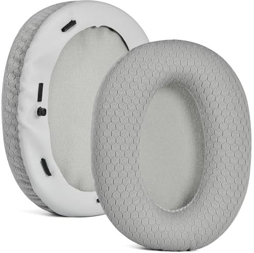 Yaowanguan Ear Pads for Razer Opus X Headset,Replacement Opus X Fabric Ear Cushions/Cups/Cover(Grey)
