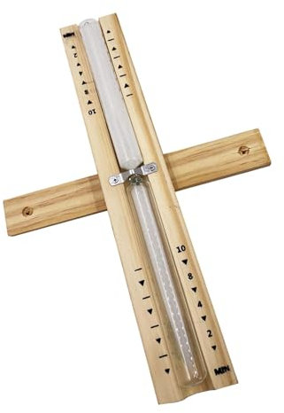 Sharplace Sauna-Sanduhr, Sanduhr, 10 Minuten, rotierende Sanduhr, 10-Minuten-Uhr, Sanduhr für Bad, Küchenzubehör