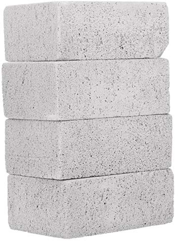 Bloques de Ladrillos para Limpieza de Parrillas de Barbacoa de 4 Piezas, Piedra Limpiadora de Grasa y Manchas, Accesorio de Cocina, para Estufa, Sartenes, Planchas y Parrillas