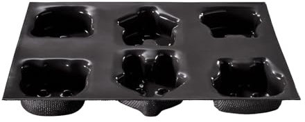 Flexipan Moule Animaux - 6 Formes Gateau, Sablé, Moelleux Chocolat, Entremet - Accessoire Créatif Patisserie Enfant - Démoulage Facile, Qualité Professionnelle - Decoration Silicone Résistant
