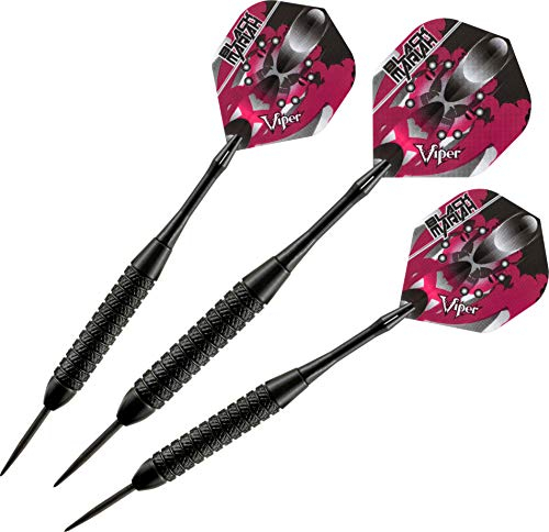 Viper schwarz Mariah Steel Tip Darts, 22 Gramm