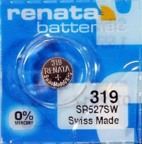 Renata Batteries Knopfzelle Uhrenbatterie 319/SR527SW (5er-Pack)