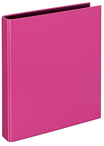 VELOFLEX 1141371 - Ringbuch VELOCOLOR, Ringordner, Ordner, DIN A4, 2-Ring-Mechanik, 255 x 318 x 45 mm, pink, 1 Stück