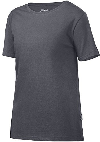 Snickers Damen Arbeit T-Shirt, 1 Stück, XL, grau, 25165800007