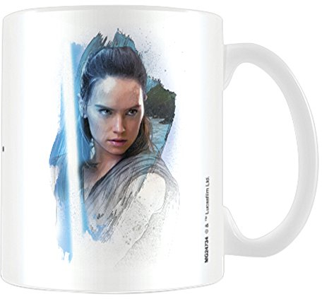 Pyramid International Star Wars The Last Jedi (Rey Brushstroke) Official Boxed Ceramic Coffee/Tea Mug, Paper, Multi-Colour, 11 x 11 x 1.3 cm