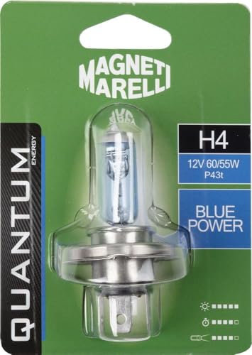 MAGNETI MARELLI 070.0000009511 H4 Einzellampe Auto Blue Power 12V 60/55W Sockel P43t