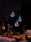 Luxform Lighting Apollo Battery Powered Outdoor Garden Hanging 3 Bulb Multi Colour Pendant LED Light with 24Hr Timer for Pergolas, Gazebos, Parasols & Tents