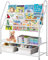 RHtvrll Childrens Bookshelf, Kids Bookcase Shelves, 5-Tier Stainless Steel Bookshelves Storage Shelf, Book Display Stand Organizer, Children's Toy Storage Unit, Perfect Height for Children