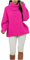 TrendyFashion Pull à col roulé fluorescent pour femme - Pull en tricot épais à col haut - 36-42, rose fluorescent, 40-42