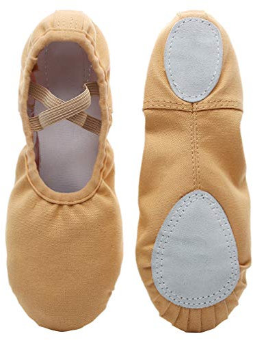 DOITOOL Bailarinas Plegable Bailarinas Plegables Mujer 1 de Ballet de Lona Ballet Zapatillas de de Yoga para Ni?os La Práctica ?o 42 Manoletinas Plegables Zapatilla Niño