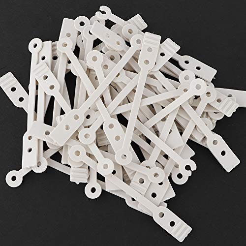 50 Varillas de Plástico para Cabello, Juego de Barras Cortas para Ondas Frías, Rizadores y Herramientas de Peinado para Ondas y Rizos