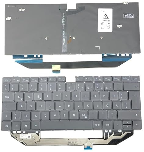 T-ProTek DEUTSCHE - Schwarz Tastatur Keyboard kompatibel für Huawei MateBook X Pro MACH-W19C