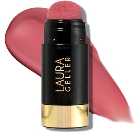 LAURA GELLER NEW YORK Serum Blush Tint, Lightweight Liquid Blush for Cheeks, Weightless Watercolor Sheer Finish, Beautiful Blossom