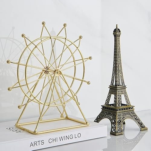 BinOxy Moderne Skulptur Wohnkultur Ferris Rad Figur Ornamente Perpetual Motion Maschinen Zubehör Wohnzimmer Pendel Dekor Handwerk Skulpturen Deko (Size : A17)