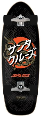 Santa Cruz Japanisches Snake Dot Pig 26,8 x 79,9 cm Carver Surf Skate Skateboard Cruzer