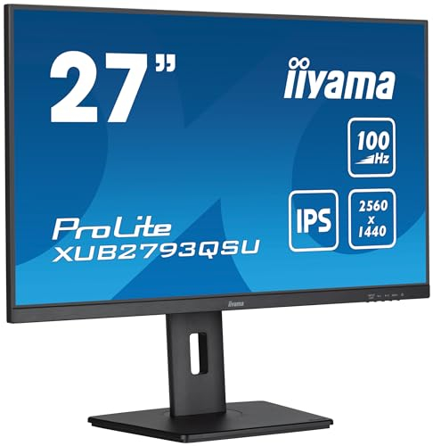 iiyama Prolite XUB2793QSU-B6 27 LED IPS QHD 100Hz FreeSync