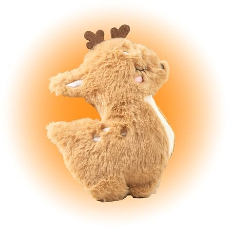 iN Microwave Heating Pads for Cramps, Pain Relief - Plush Wheat & Lavender Microwavable Heating Pads for Anxiety & Cuddle - Stress Relief for Women & Girls - Moist Heat Pack with Washable Cover (Deer)