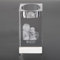 Bougeoir personnalisé avec Photo en Cristal 3D, bougeoir avec Photo personnalisée, Bougie en Verre, Cadeau commémoratif, décoration avec Texte gravé, pour la Perte