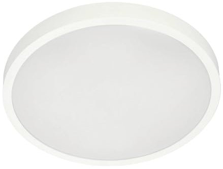 EDO, Deckenlampe LED Deckenleuchte Flach PERETI LED 18W Weißer Ring 29,5cm, 4000K Neutralweiß, 1800lm, badezimmer lampe,ceiling light, plafondlamp, led deckenleuchte, IP44, EDO777608