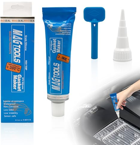 Pardofelis Motor Dichtmasse, 70ml Motordichtmasse Schwarz, Silikon Dichtmasse, Zylinderkopfdichtung Dichtmittel, Flüssigdichtung, Dichtsilikon Dichtungsmasse für Autos Motorräder Reparatur
