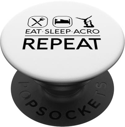 Acro Yoga Paar Hot Gymnastik Gym Balance Stretch Namaste PopSockets mit austauschbarem PopGrip