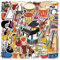 Musikinstrument Aufkleber - 100 Stück Musik Aufkleber Motivierende Vinyl Wasserdichte Aufkleber Cartoon Lovely PVC Kawaii Decals Funny Vinyl Dekoration DIY Dekor für Jugendliche (Instrument)