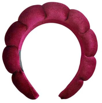 DRESHOW Spa-Stirnband für Damen Wolken Weiches Frottee zum Waschen des Gesichts für Makeup und Hautpflege