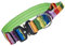 TSPRO Premium Collier pour Chien, Réglable Collier Tactique Chien avec Poignée et Une Solide Boucle Métallique à Libération Rapide, pour Chiens de Taille Moyenne à Grande (Multicolore L)